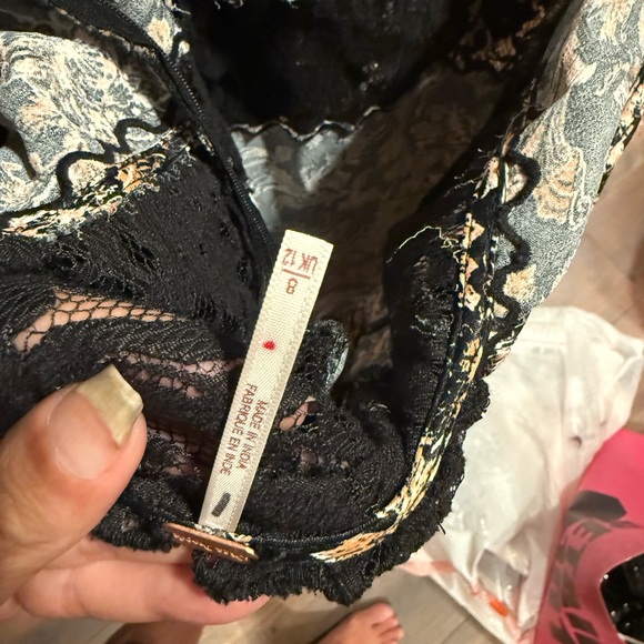 Free People Floral Open-Back Dress - Picture 7 of 7